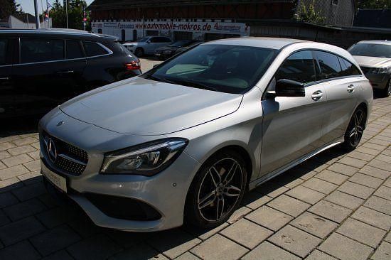 Polarsilber Gebraucht 2018 Mercedes CLA220 Shooting Brake AMG line Kombi | 18.950 € (Etwas zu teuer) - Bild 1/4