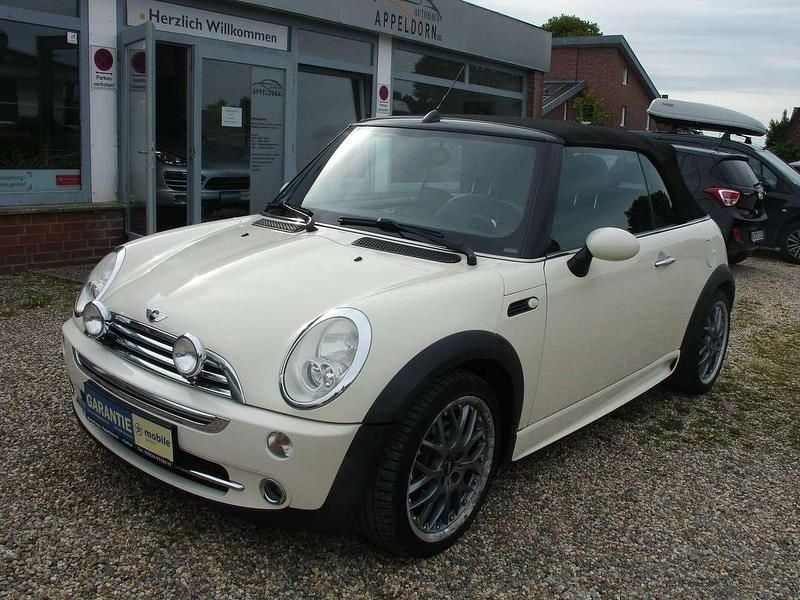 Pepper white Gebraucht 2008 Mini Cooper Cabriolet Cabrio | 3.950 € (Fairer Preis) - Bild 1/4