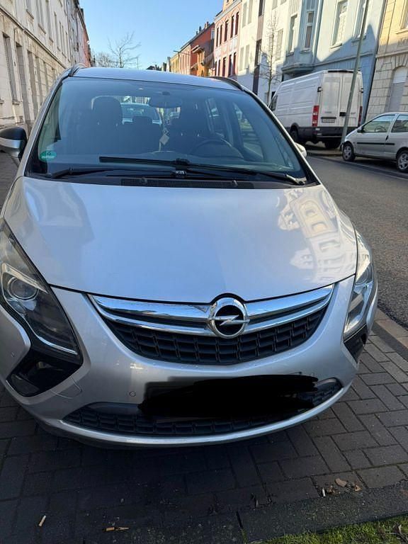 Gebraucht Opel Zafira Tourer Edition 110 PS (80 kW) 2013 Silber Van / Kleinbus