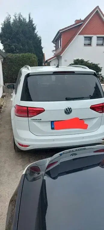 Gebraucht VW Touran IQ Drive 150 PS (110 kW) 2019 Weiß Van / Kleinbus