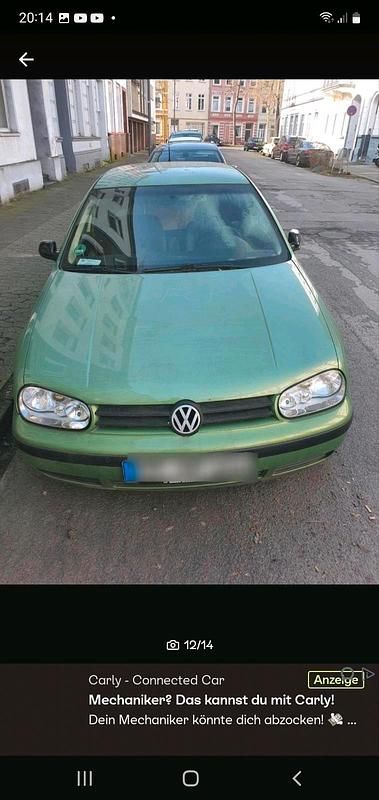 Grün Gebraucht 1999 VW Golf IV Kleinwagen | 500 € (Superpreis) - Bild 1/4