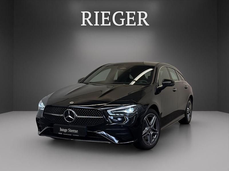 Schwarz Gebraucht 2024 Mercedes CLA250e Shooting Brake AMG Kombi | 35.949 € (Etwas zu teuer) - Bild 1/4