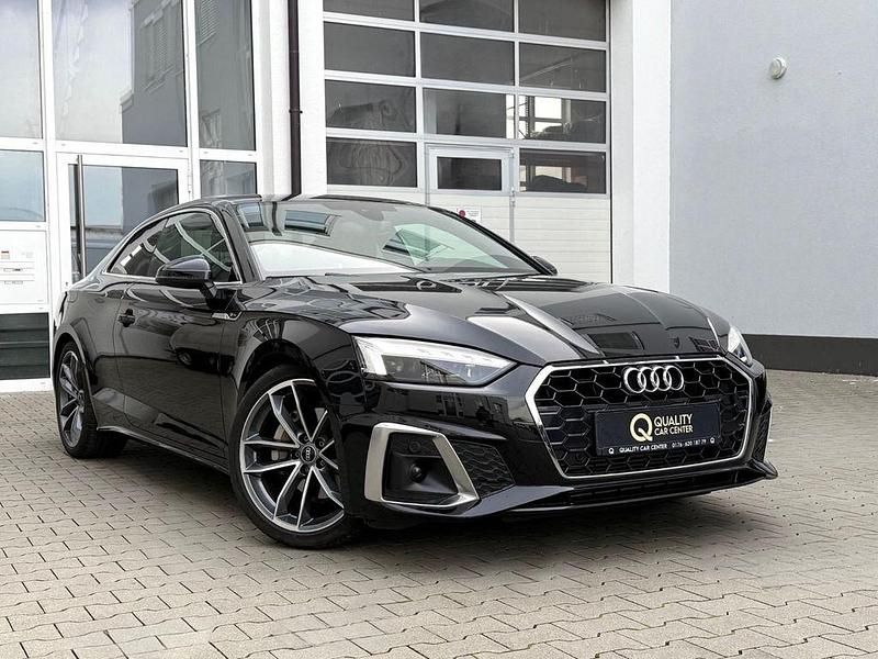 Schwarz Gebraucht 2023 Audi A5 S-Line Coupé | 38.490 € (Guter Preis) - Bild 1/4
