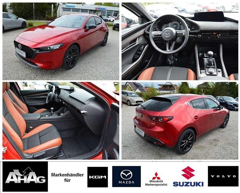Neu Mazda 3 Nagisa 186 PS (136 kW) 2026 Magmarot Limousine