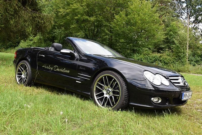 Gebraucht Mercedes SL350 2006 Schwarz Cabrio