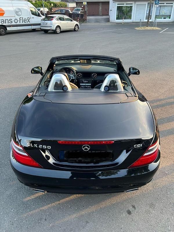 Schwarz Gebraucht 2014 Mercedes SLK250 CarbonLOOK Edition Cabrio | 18.500 € (Fairer Preis) - Bild 1/4