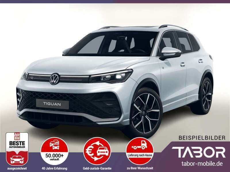 Oyster silver metallic Neu 2025 VW Tiguan R-line SUV | 50.488 € (Guter Preis) - Bild 1/4
