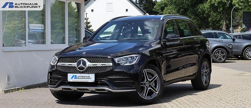 Schwarz Gebraucht 2022 Mercedes GLC400d AMG SUV | 43.870 € (Guter Preis) - Bild 1/4