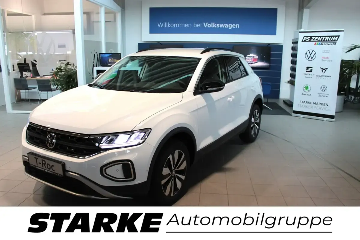 Gebraucht VW T-Roc Goal 150 PS (110 kW) 2025 Weiß SUV