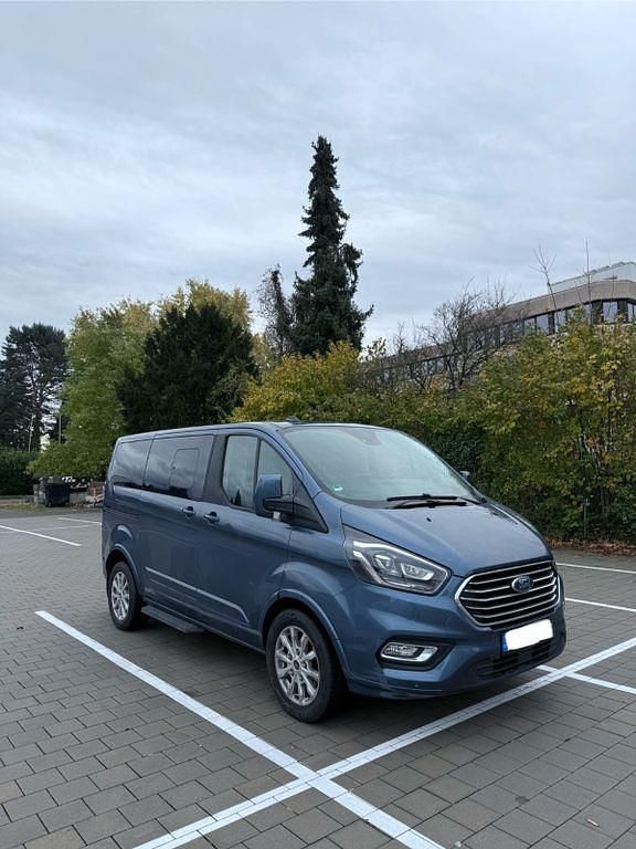 Blau Gebraucht 2020 Ford Tourneo Custom Titanium Van | 29.990 € (Superpreis) - Bild 1/4
