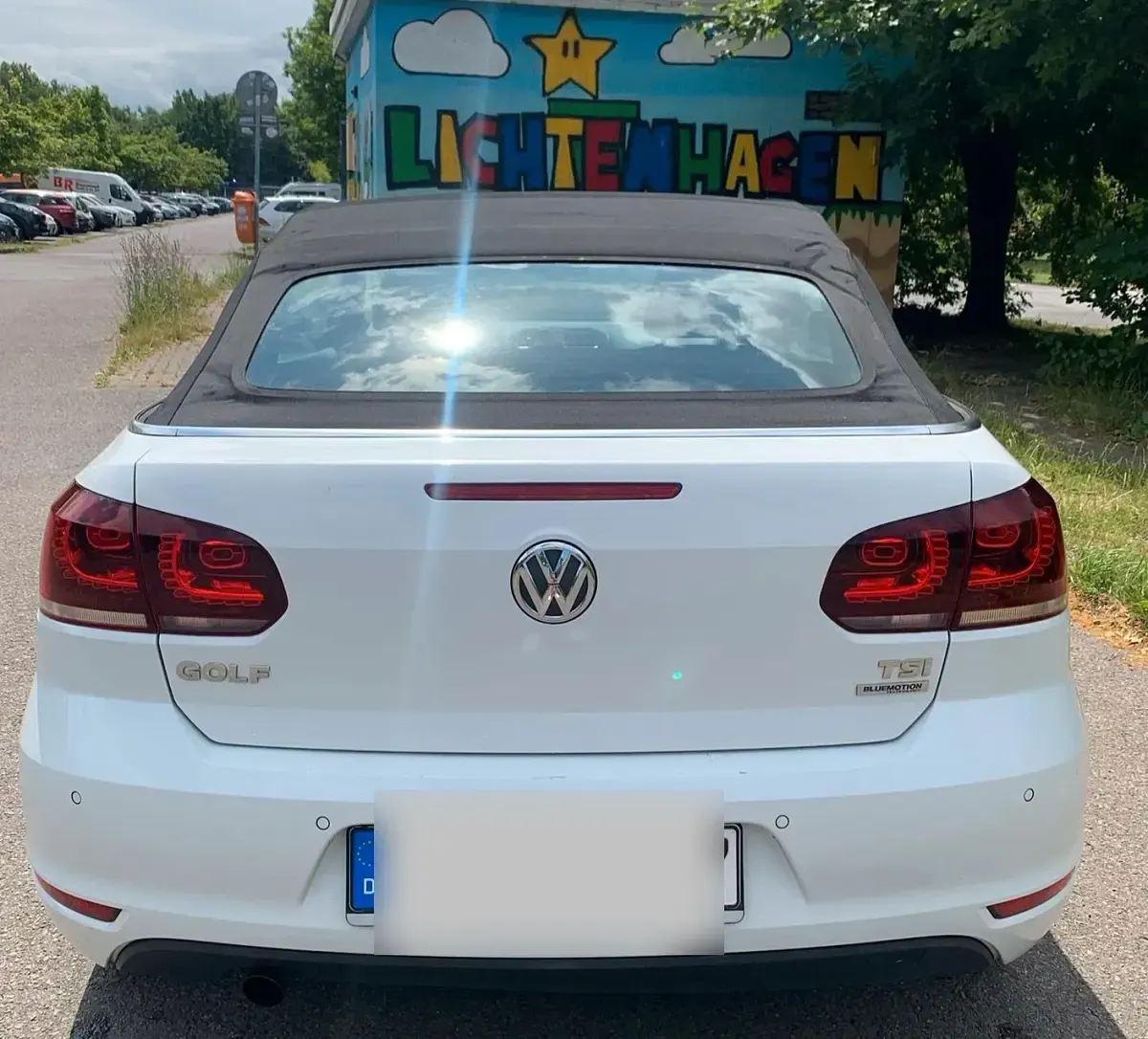 Gebraucht VW Golf Cabriolet 105 PS (77 kW) 2013 Weiß Cabrio