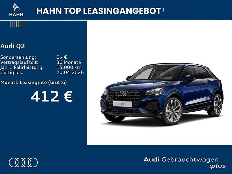 Gebraucht Audi Q2 Advanced Plus 150 PS (110 kW) 2024 Navarrablau metallic SUV