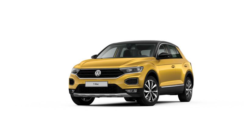 Gebraucht VW T-Roc Sport 150 PS (110 kW) 2018 Kurkumagelb (metallic) SUV