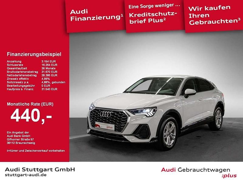 Ibisweiß Gebraucht 2022 Audi Q3 Sportback Basis SUV | 31.540 € (Fairer Preis) - Bild 1/2