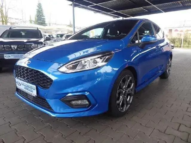 Blau (dynamicblau metallic) Gebraucht 2020 Ford Fiesta ST-Line X Kleinwagen | 12.990 € (Guter Preis) - Bild 1/4