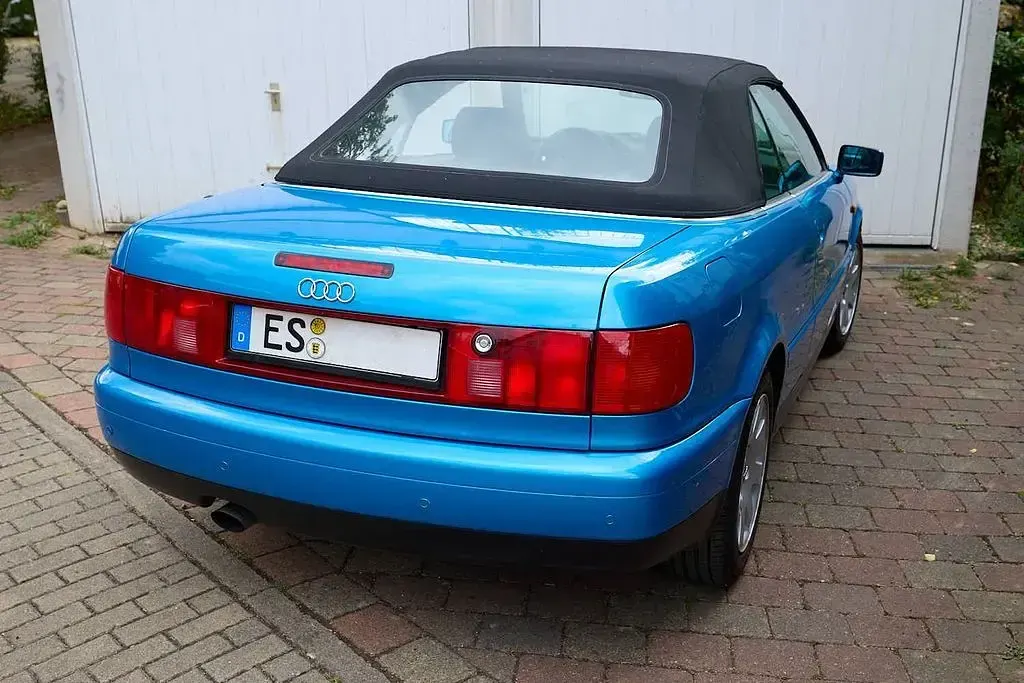 Gebraucht Audi Cabriolet Performance 116 PS (85 kW) 1997 Blau Cabrio