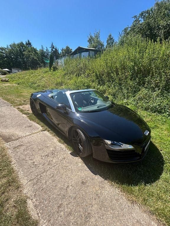 Schwarz Gebraucht 2012 Audi R8 Spyder Sport Cabrio | 69.000 € (Superpreis) - Bild 1/4