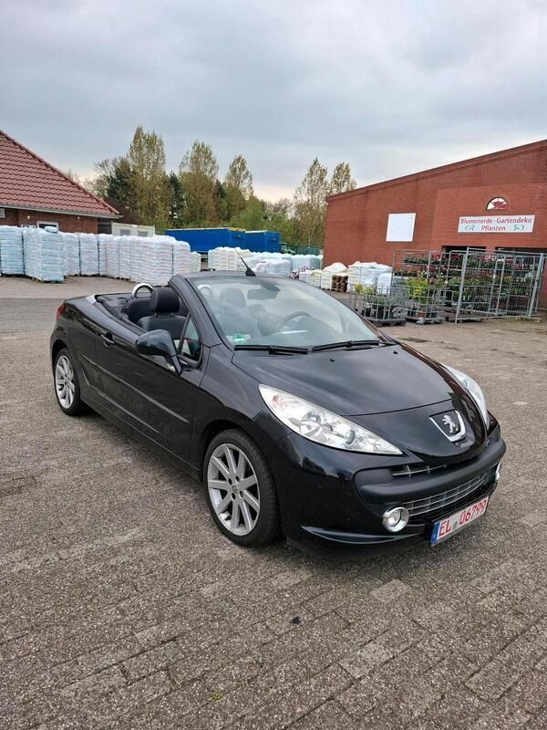 Schwarz Gebraucht 2008 Peugeot 207 CC Cabrio | 2.499 € (Fairer Preis) - Bild 1/4