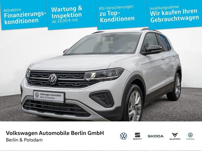 Pure white Gebraucht 2025 VW T-Cross Goal SUV | 28.550 € (Guter Preis) - Bild 1/4