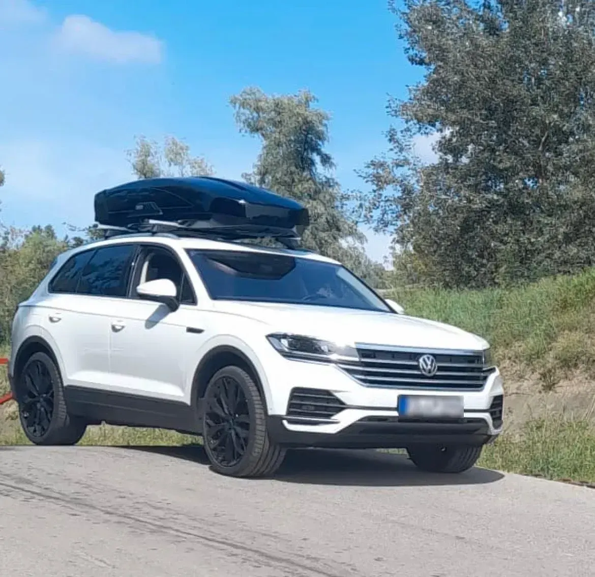 Gebraucht VW Touareg 231 PS (169 kW) 2019 Weiß SUV