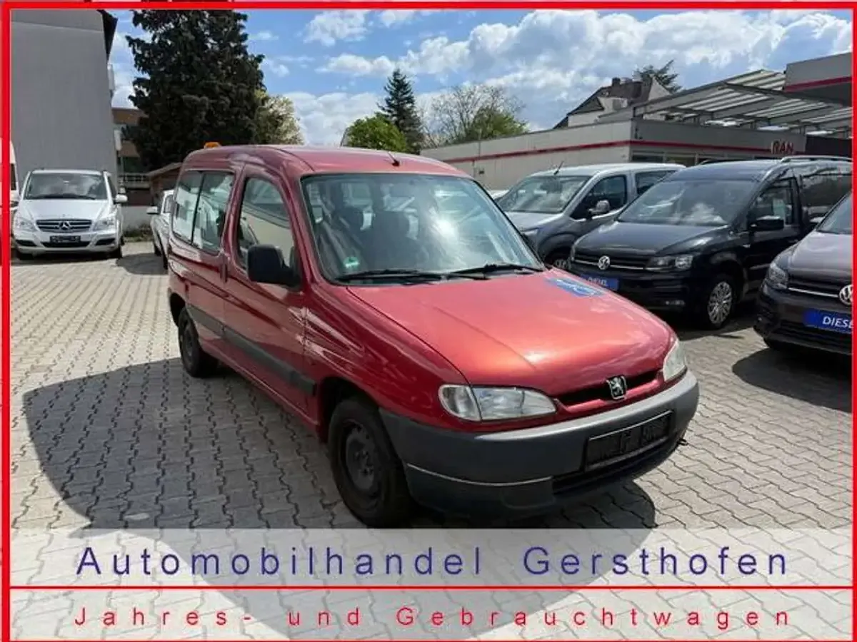 Gebraucht Peugeot Partner 90 PS (66 kW) 1998 Rot Van / Kleinbus