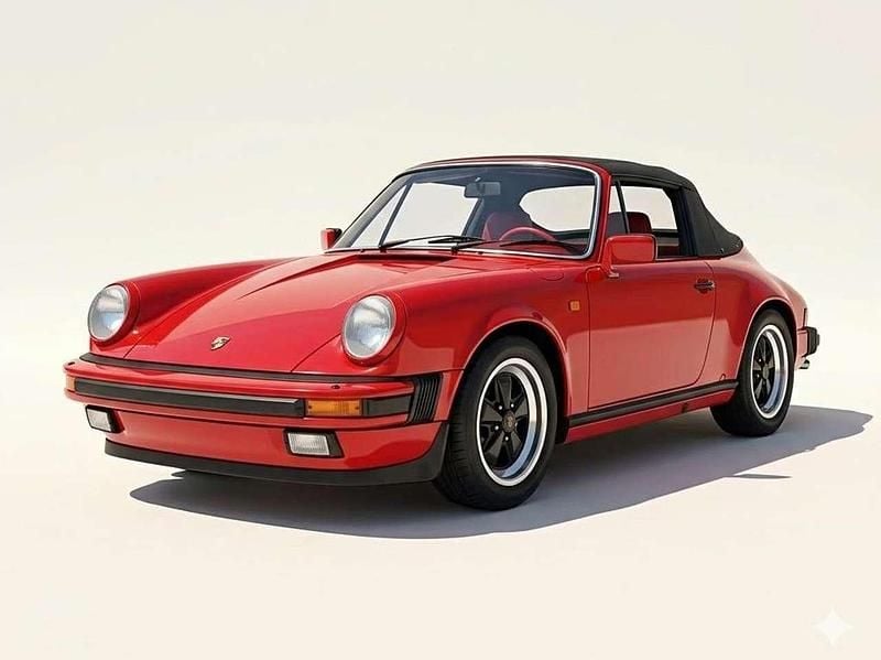 Gebraucht Porsche 911 231 PS (169 kW) 1989 Indischrot Cabrio