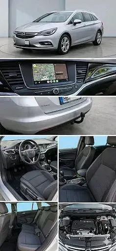 Gebraucht Opel Astra 136 PS (100 kW) 2017 Silber Kombi