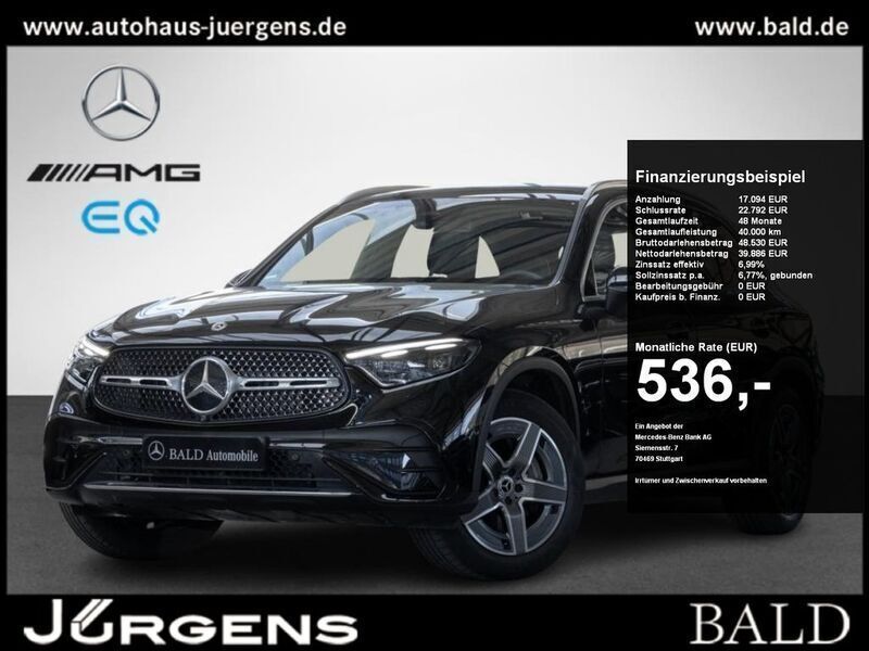 Metalliclack obsidianschwarz Gebraucht 2023 Mercedes GLC220 AMG SUV | 57.650 € (Fairer Preis) - Bild 1/4