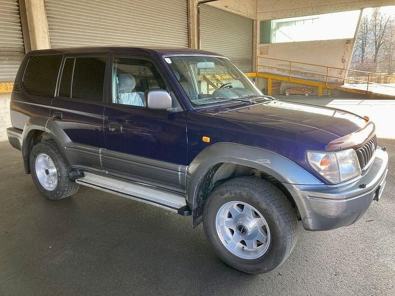 Gebraucht Toyota Land Cruiser 125 PS (91 kW) 1998 Blau SUV