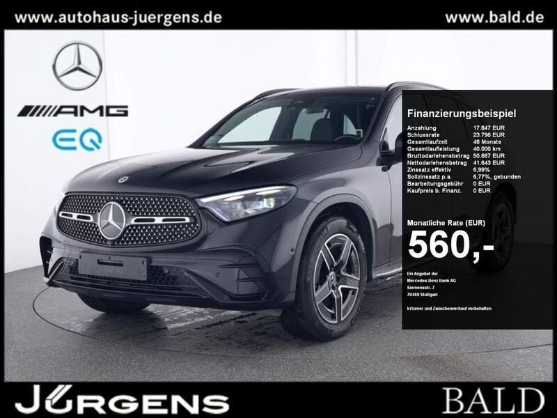 Schwarz metalliclack obsidianschwarz Gebraucht 2023 Mercedes GLC300 AMG SUV | 59.840 € (Fairer Preis) - Bild 1/4