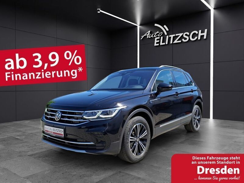 Schwarz Gebraucht 2021 VW Tiguan Elegance SUV | 32.990 € (Fairer Preis) - Bild 1/4