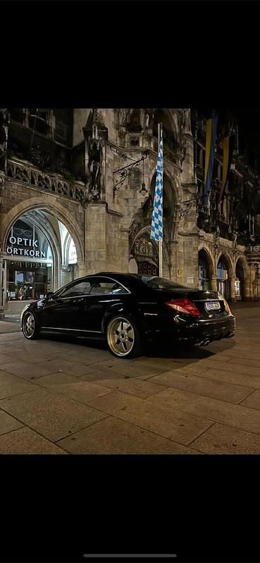 Schwarz Gebraucht 2008 Mercedes CL500 AMG Coupé | 10.299 € - Bild 1/4