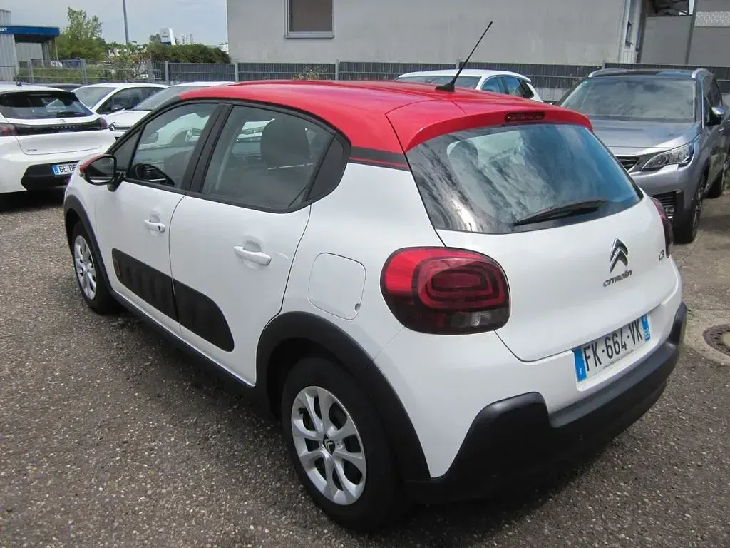 Gebraucht Citroën C3 Feel 83 PS (61 kW) 2019 Weiß Kleinwagen