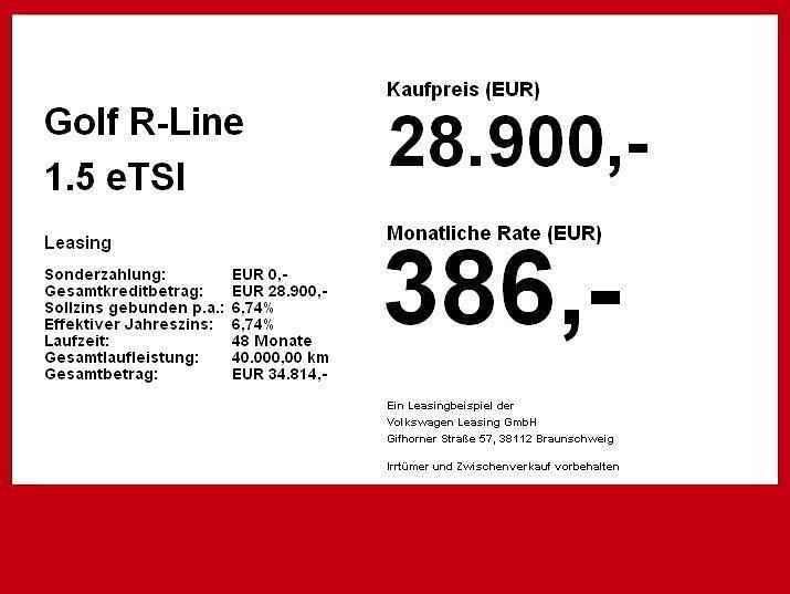 Gebraucht VW Golf VIII R-line 150 PS (110 kW) 2024 Blau Limousine