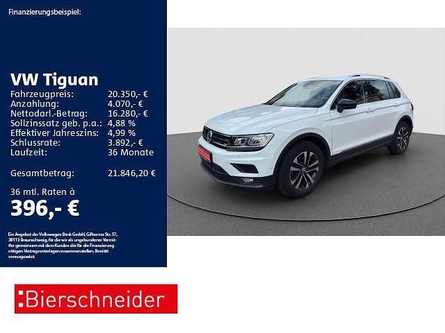 Weiß Gebraucht 2019 VW Tiguan IQ Drive SUV | 20.350 € (Guter Preis) - Bild 1/3