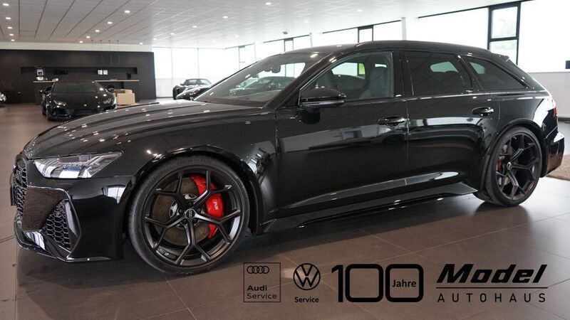 Mythosschwarz metallic (metallic) Gebraucht 2024 Audi RS6 Performance Kombi | 127.900 € (Superpreis) - Bild 1/4
