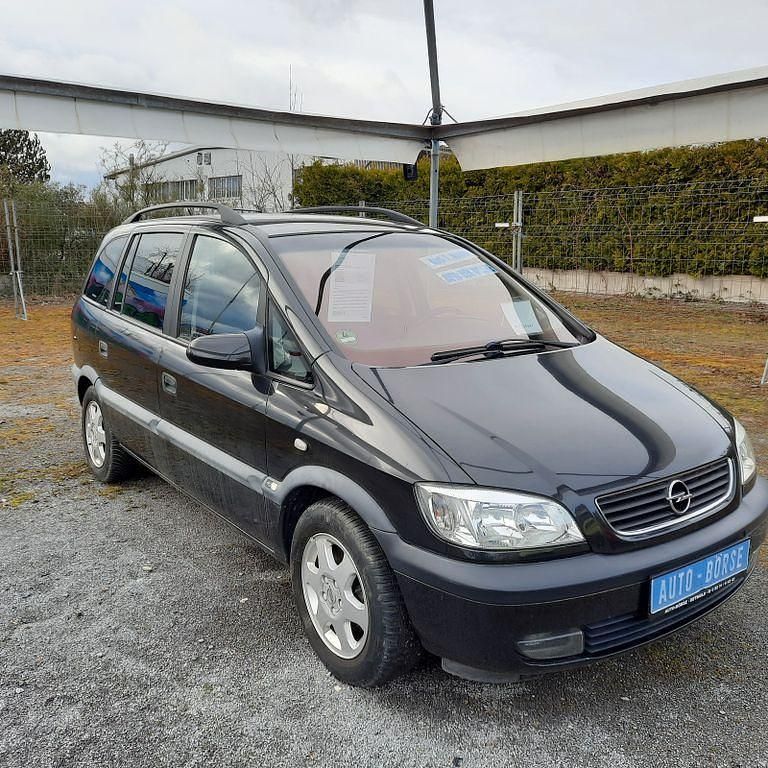 Gebraucht Opel Zafira Elegance 101 PS (74 kW) 2000 Schwarz Van / Kleinbus