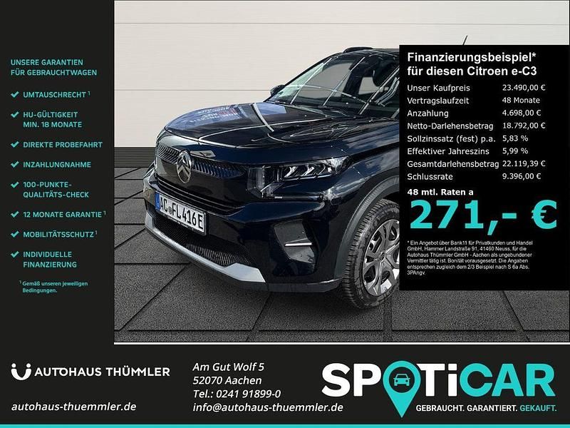 Gebraucht Citroën e-C3 83 kW (113 PS) 2025 Schwarz Van