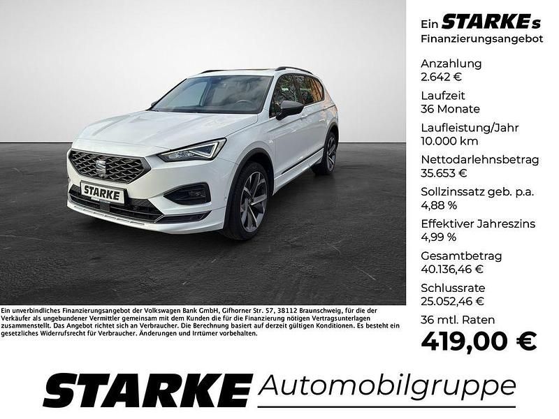 "orix" weiss Gebraucht 2022 Seat Tarraco 4Drive SUV | 38.295 € (Teuer) - Bild 1/4