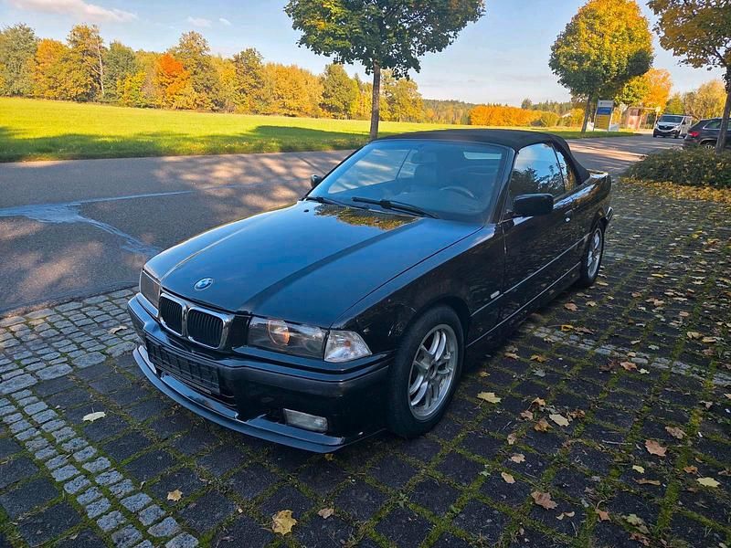 Schwarz Gebraucht 1997 BMW 320 Cabriolet M Sport Cabrio | 6.999 € (Superpreis) - Bild 1/4