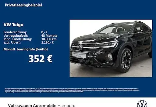Neu VW Taigo R-line 116 PS (85 kW) 2025 Schwarz SUV