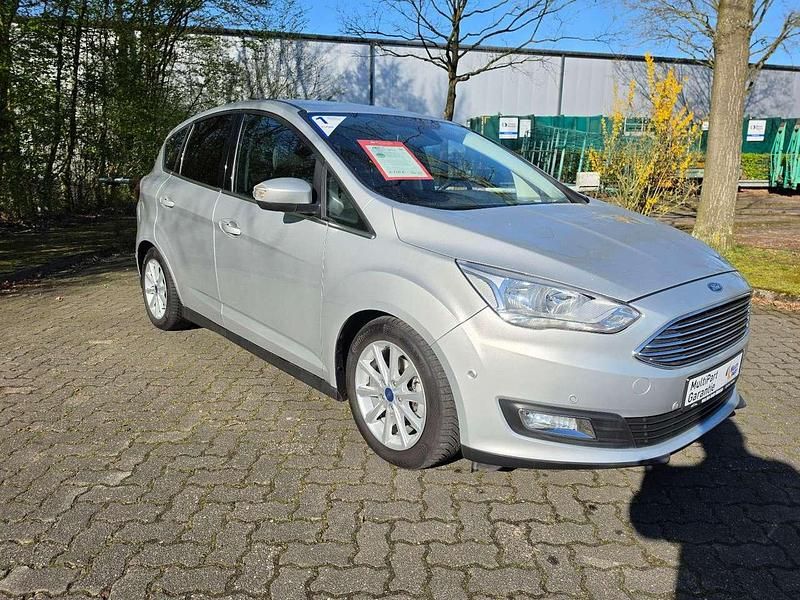Gebraucht Ford C-MAX Titanium 125 PS (91 kW) 2016 Silber (metallic) Van / Kleinbus