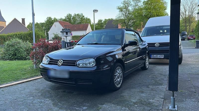 Schwarz Gebraucht 1999 VW Golf Cabriolet Cabrio | 6.000 € - Bild 1/4