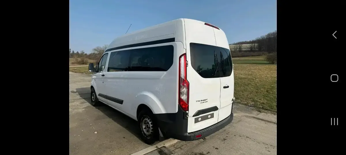 Gebraucht Ford Transit Custom 125 PS (91 kW) 2015 Weiß Van / Kleinbus