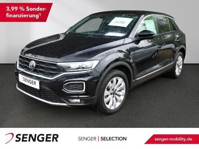 Schwarz Gebraucht 2021 VW T-Roc Sport SUV | 23.780 € (Fairer Preis) - Bild 1/4
