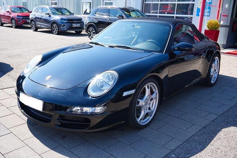 Schwarz Gebraucht 2008 Porsche 911 Carrera S Cabriolet Cabrio | 57.900 € (Fairer Preis) - Bild 1/4