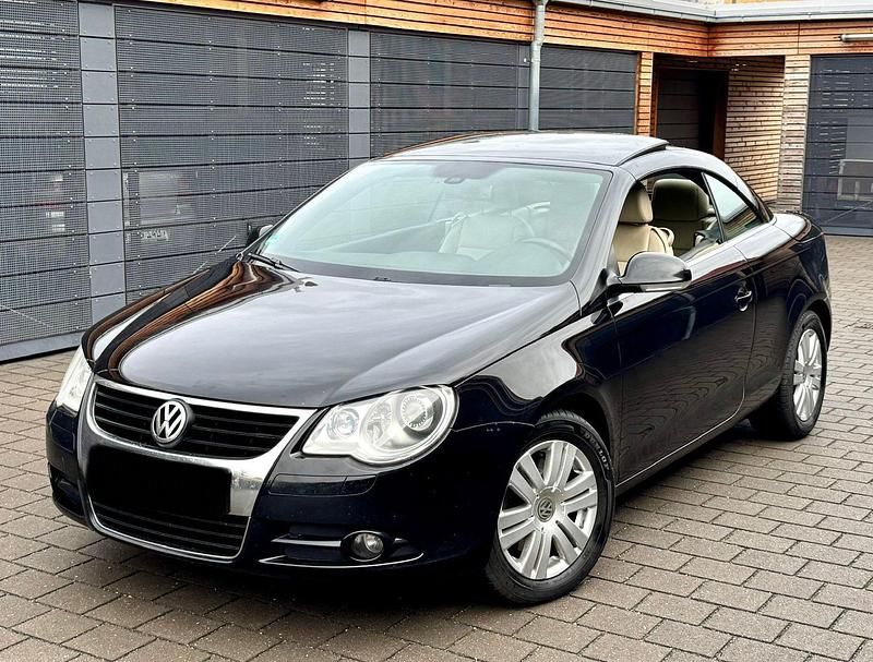 Schwarz Gebraucht 2007 VW Eos Cabrio | 4.990 € (Fairer Preis) - Bild 1/4