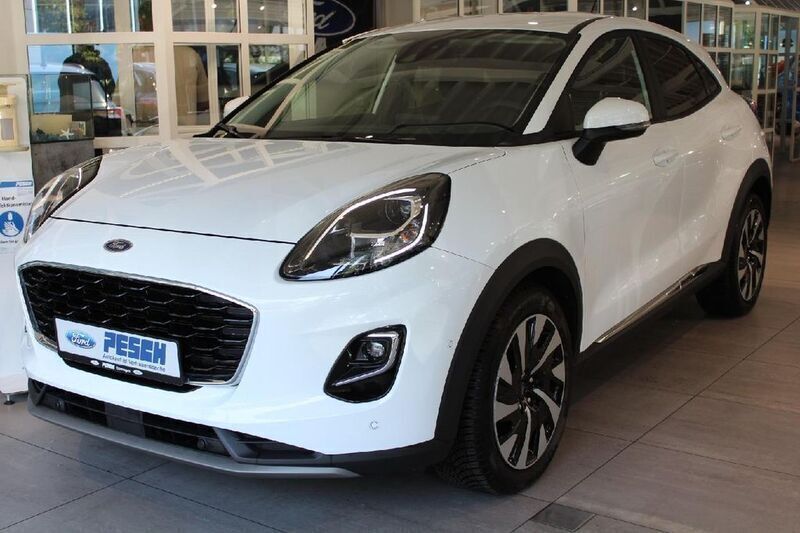 Weiß Gebraucht 2023 Ford Puma Titanium SUV | 18.990 € (Guter Preis) - Bild 1/4