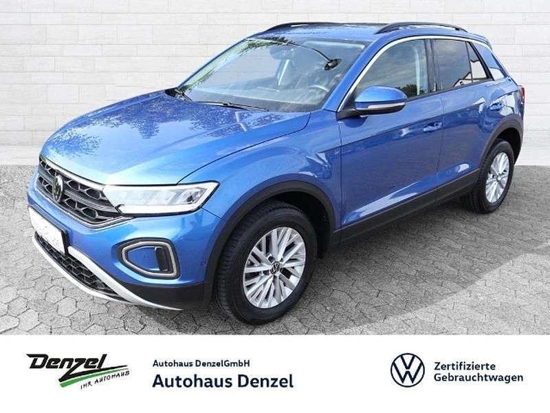 Ravennablau metallic Gebraucht 2022 VW T-Roc Life SUV | 21.890 € (Fairer Preis) - Bild 1/4