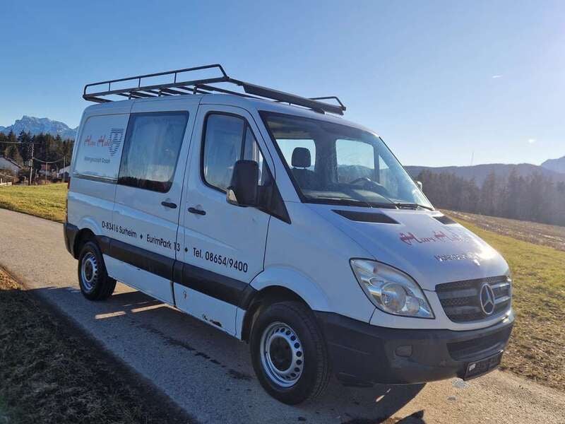 Arktikweiss Gebraucht 2008 Mercedes Sprinter Van | 3.990 € - Bild 1/4